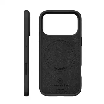 Crong Color Cover Magnetic – MagSafe-hoes iPhone 18 Pro / 17 Pro (zwart)