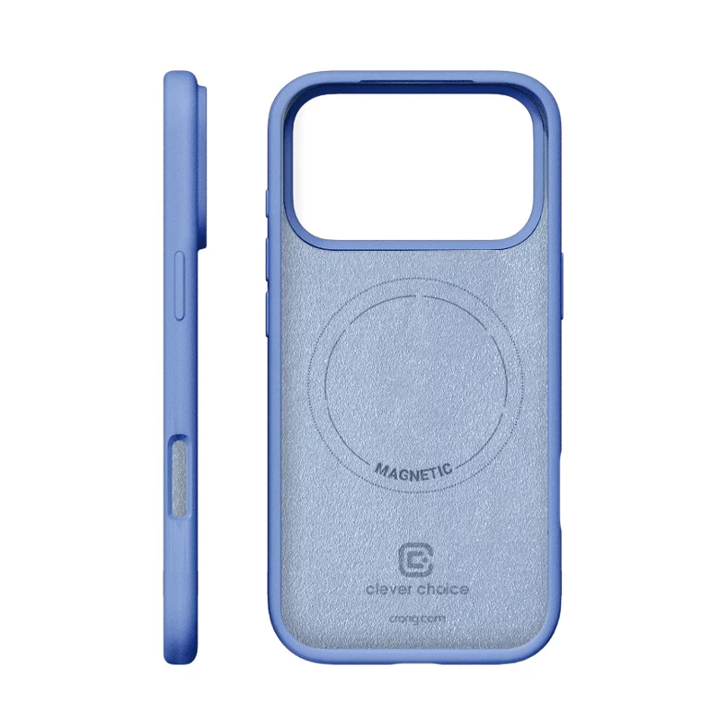 Crong Color Cover Magnetic – hoes MagSafe iPhone 18 Pro / 17 Pro (blauw)