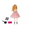 LEAN TOYS modepop, blond 28 cm, handtas, high heels