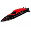 LEAN TOYS R/C motorboot 2,4G rood 35 KM/H