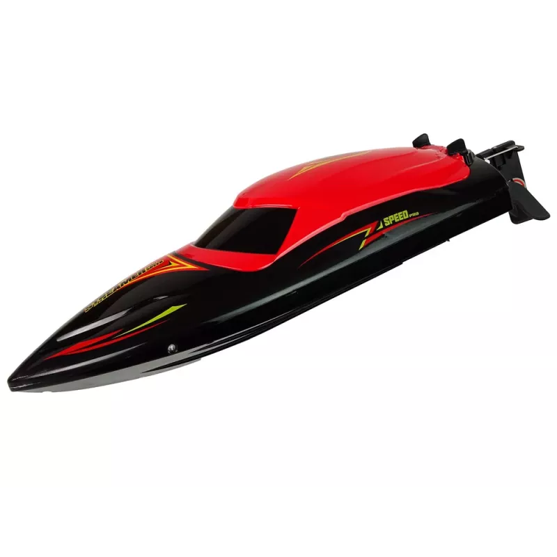 LEAN TOYS R/C motorboot 2,4G rood 35 KM/H