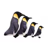 LEAN TOYS pluche keizerspinguïn mascotte 25 cm
