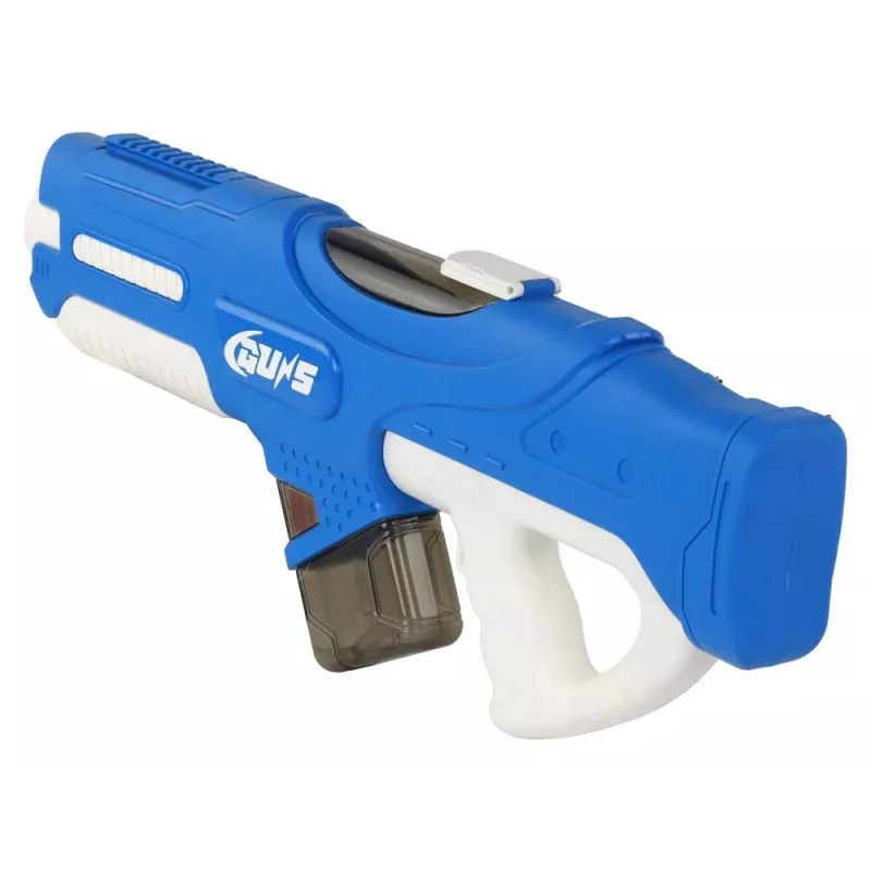 LEAN TOYS grote blauwe waterpistool 750ml met veiligheidsbril