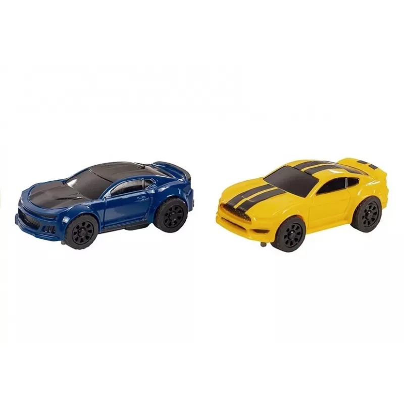 LEAN TOYS racebaan 2 auto's controller slotcars