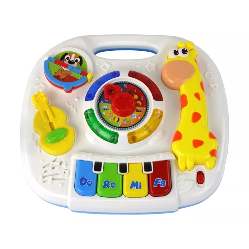 LEAN TOYS educatieve interactieve 2-in-1 speeltafel voor peuters