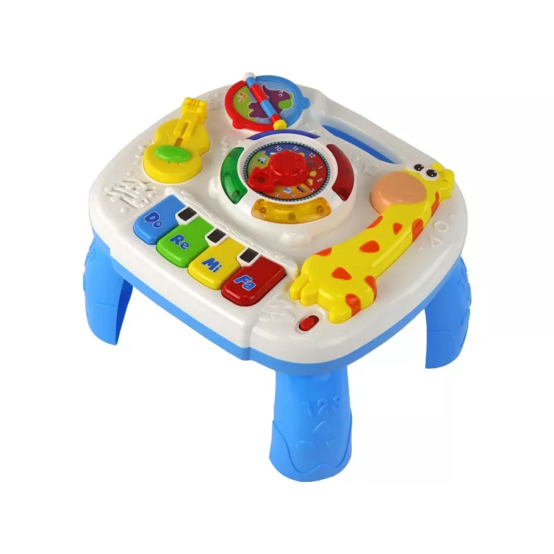 LEAN TOYS educatieve interactieve 2-in-1 speeltafel voor peuters