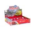 LEAN TOYS brandweerauto 1:32 met openende deuren, licht en geluid, aandrijving, rood