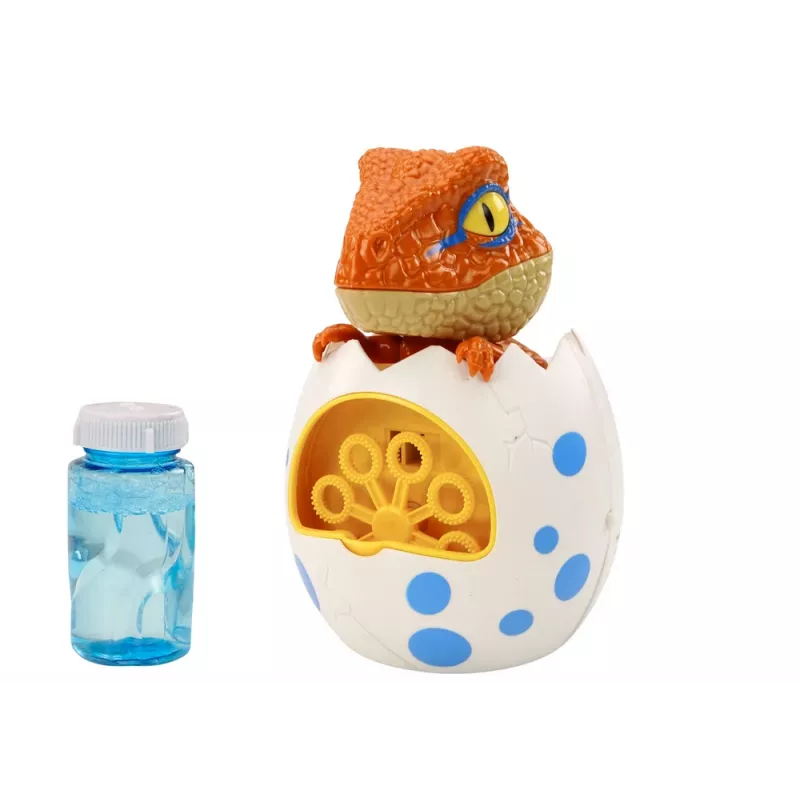 LEAN TOYS dinosaurus bellenblaasmachine in het vloeibare ei