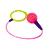 LEAN TOYS Skipper hula hop springtouw, roze, LED