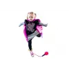 LEAN TOYS Skipper hula hop springtouw, roze, LED