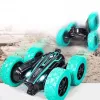 LEAN TOYS Twister stunt car handgebaar-besturing afstandsbediening blauw