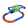 LEAN TOYS racebaan die in het donker oplicht, met loops en op afstand bestuurbare auto
