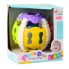LEAN TOYS Sensorische bal voor baby's van rubber met licht en geluiden, bont