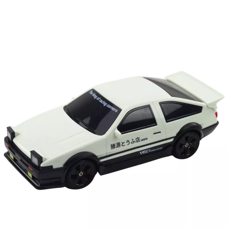 LEAN TOYS Drift-sportwagen met verwisselbare wielen op afstand bestuurd RC 4WD wit