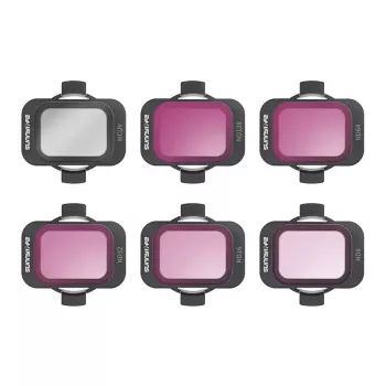 SUNNYLIFE AT2-FI796 6-delige filterset voor DJI Avata 2 – MCUV, ND8, ND16, ND32, ND64, ND128 met etui