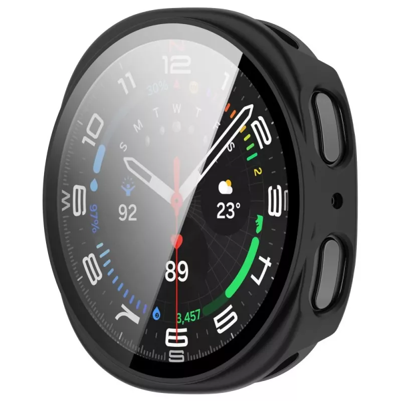 Tech-Protect Defense voor Samsung Galaxy Watch 8 / 9 (44 mm) matzwart
