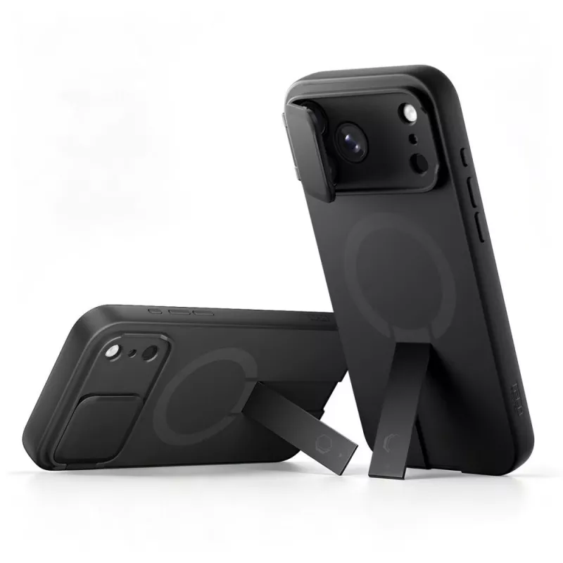 TECH-PROTECT KEVLAR AURA MAGSAFE IPHONE 17 PRO / 18 PRO ZWART