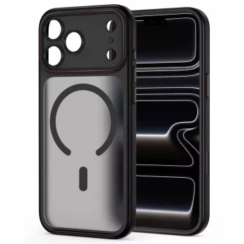 TECH-PROTECT MAGCAM MAGSAFE IPHONE 17 PRO MAX / 18 PRO MAX MAT ZWART/ROOD