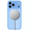 TECH-PROTECT MAGPEAK MAGSAFE CC IPHONE 17 PRO / 18 PRO LICHTBLAUW/TRANSPARANT