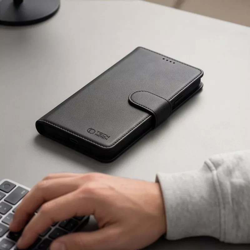 Tech-Protect Wallet voor Xiaomi Redmi 17 4G / 5G zwart