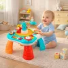 LEAN TOYS Leertafel interactief muziekpaneel piano 2 in 1 turquoise