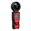 HABOTEST HT625B digitale anemometer met USB, wind-/temperatuur-/luchtvolumemeter, verlicht lcd, externe schoepenradsensor