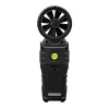 HABOTEST HT625B digitale anemometer met USB, wind-/temperatuur-/luchtvolumemeter, verlicht lcd, externe schoepenradsensor