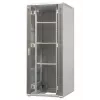 EMITER EM/SH05D-8042 vrijstaande serverkast 42U 800x1000x1980mm zwarte glazen/stalen deur