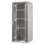 EMITER EM/SH05D-8042 vrijstaande serverkast 42U 800x1000x1980mm zwarte glazen/stalen deur