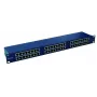 EMITERNET PATCHPANEEL 19, 48XRJ45 STP CAT.6 (1U) MET LADE, BLAUW