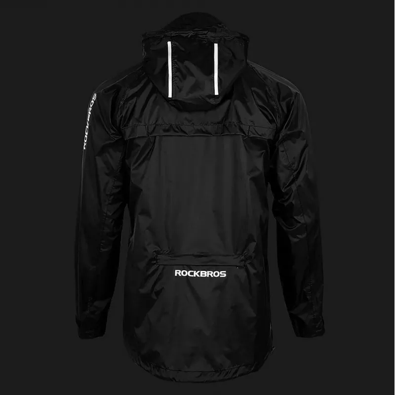 Rockbros YPY013BK2XL regenjas ademend winddicht XXL – zwart