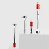 Rockbros fietsgereedschapsset multitool met ratelsleutel en bandenlichters - zwart