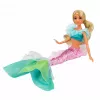 LEAN TOYS Anlily zeemeerminpop met paillettenstaart, spiegel en kam