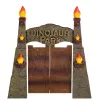 LEAN TOYS onderzoeksbasis dinosauruspark poort helikopter quad figuren ontdekkers