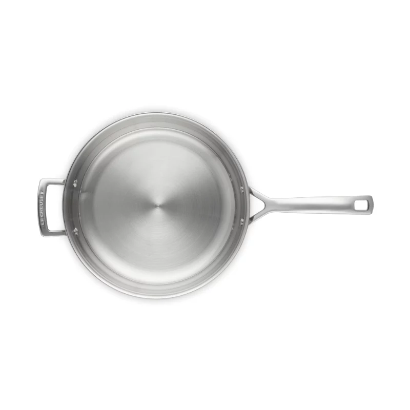LE CREUSET 3-laags RVS pan zonder coating Ø28cm