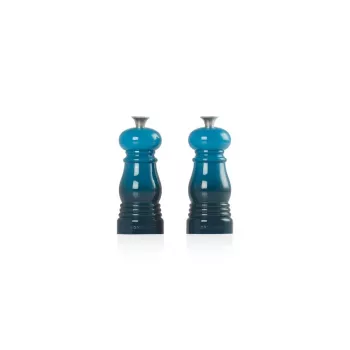 Le Creuset zout- en pepermolenset 11cm blauw