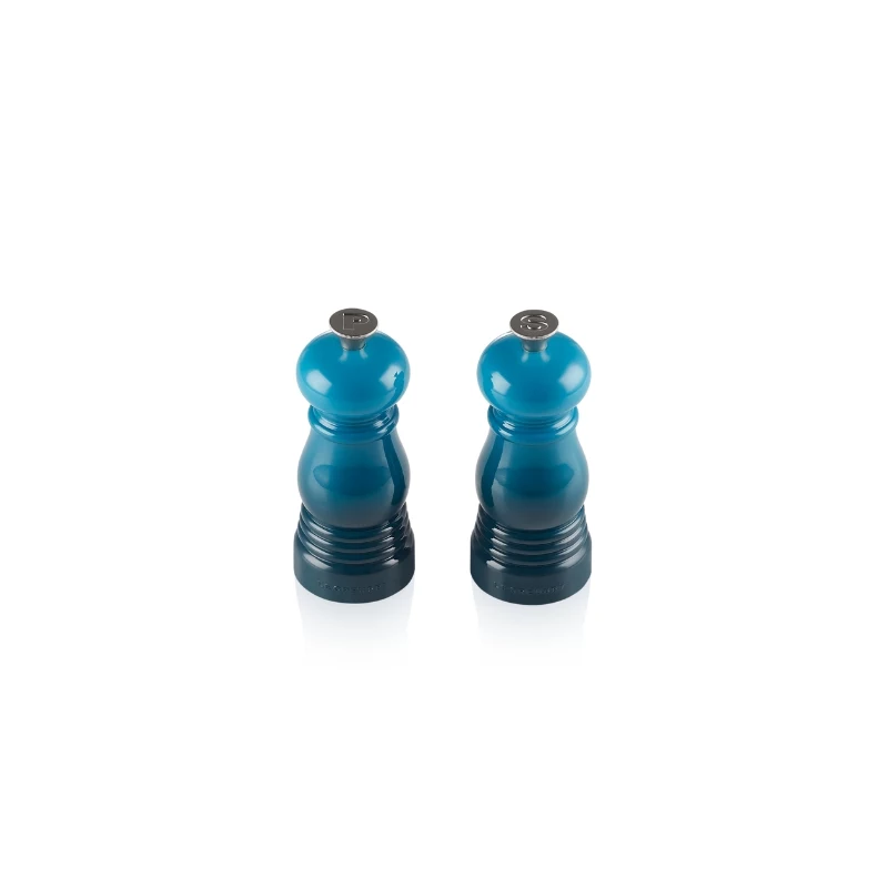 Le Creuset zout- en pepermolenset 11cm blauw
