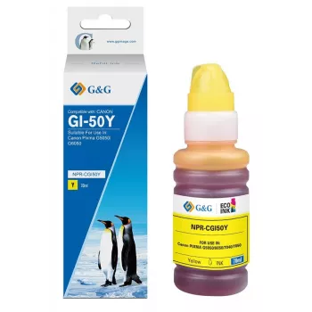 G&G navulcartridge Canon GI-50 Y/3405C001 geel (70 ml)