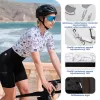 Dames fietsshirt Rockbros 15110005004 korte mouw M - wit