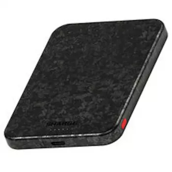 SHARGE CarbonMag 5K powerbank, 15W Qi, 20W USB-C - 5.000mAh, zwart