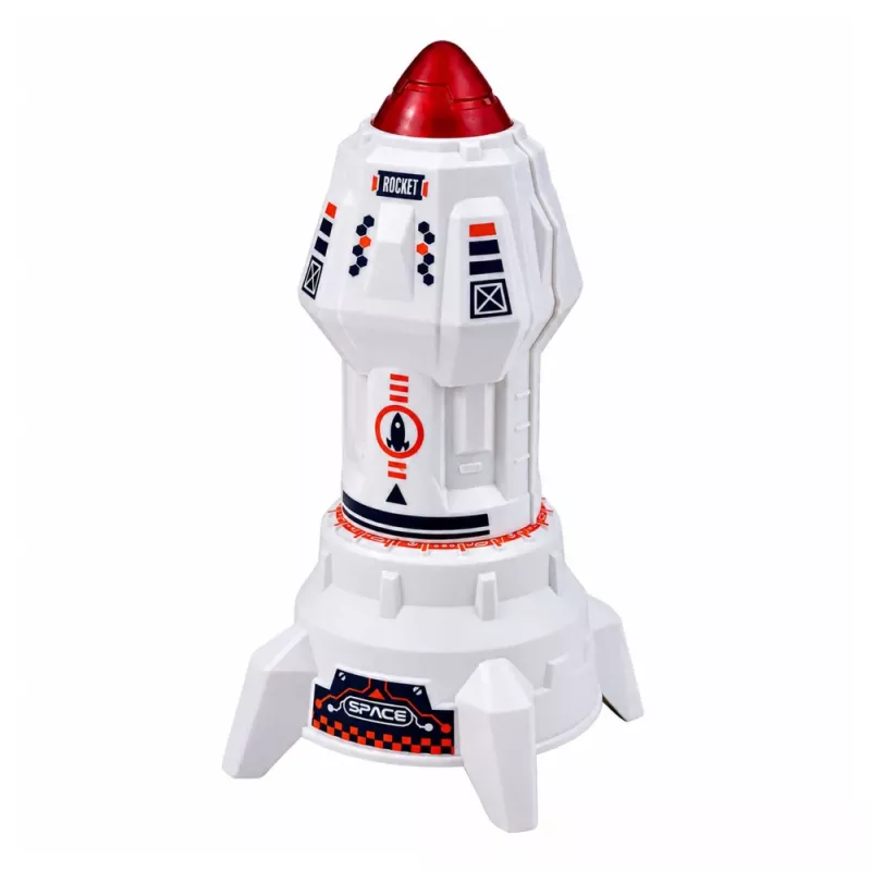 LEAN TOYS ruimteset raketten shuttle astronauten module lichten geluiden