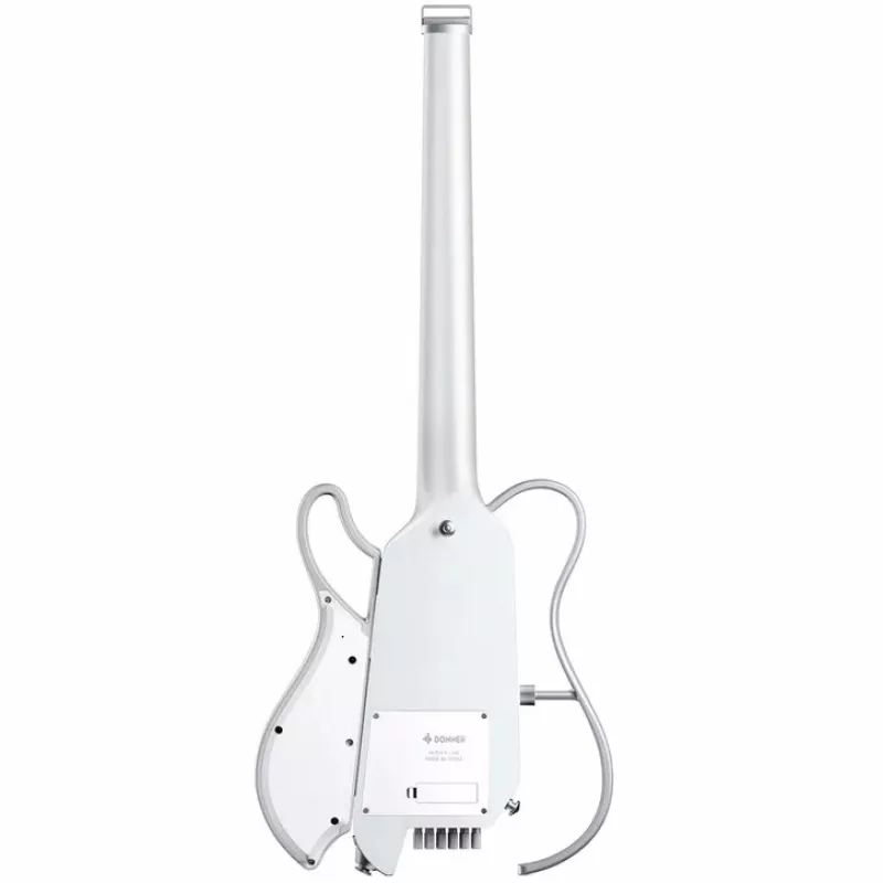 DONNER-HUSH-X-LIVE-WHITE - Elektrische gitaar met ingebouwde luidspreker