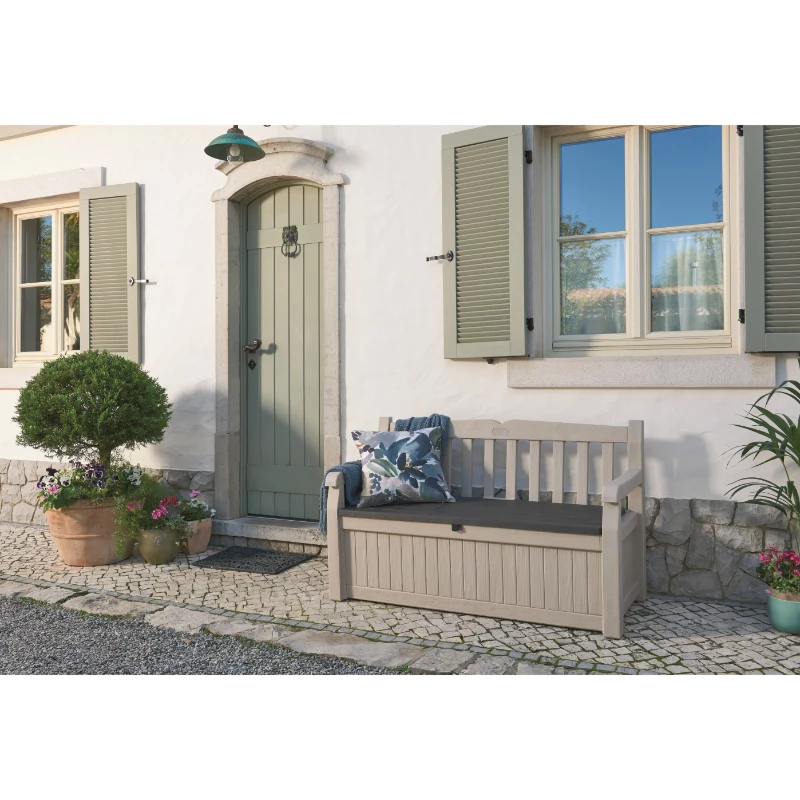 KETER opbergbank Eden tuinbank 265L beige