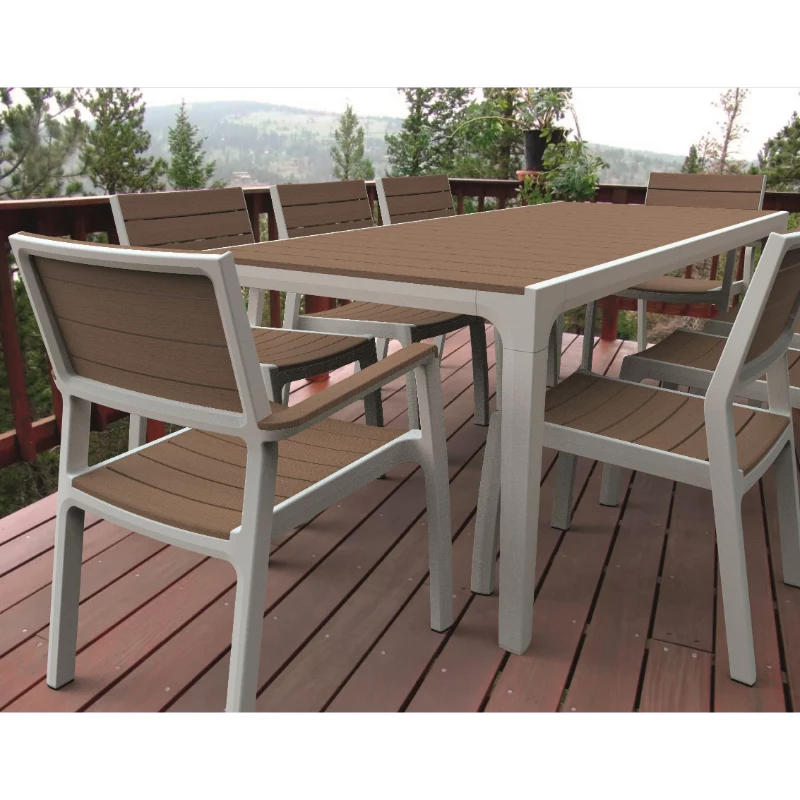 Keter Harmony tuintafel wit/beige 29201231587