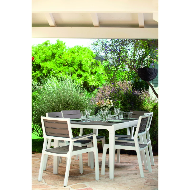 KETER Harmony fauteuil wit/beige