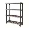 KETER stelling 4 niveaus Fused 122,1x45,7x152,4cm zwart