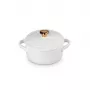 LE CREUSET Mini Cocotte steengoed vorm Ø10cm wit