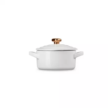 LE CREUSET Mini Cocotte steengoed vorm Ø10cm wit