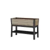 KETER bloempot Deco Elevated Garden Bed 48L walnoot