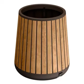 KETER bloempot Deco Conic Planter Venetian Brown